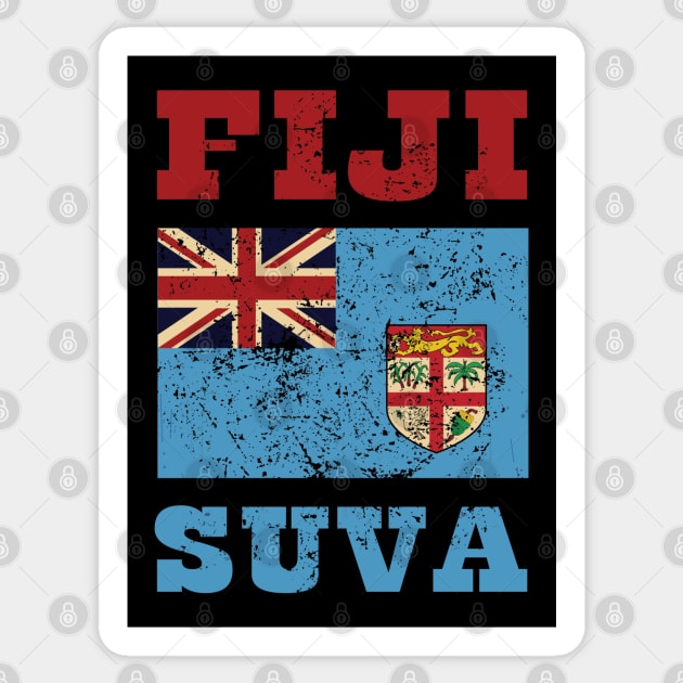 Flag of Fiji Sticker by KewaleeTee